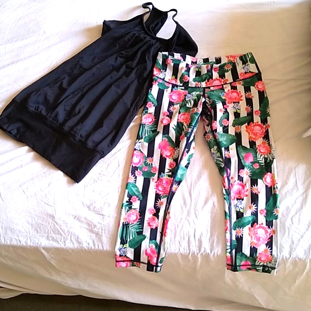 EUC Lululemon set leggings no limits tank